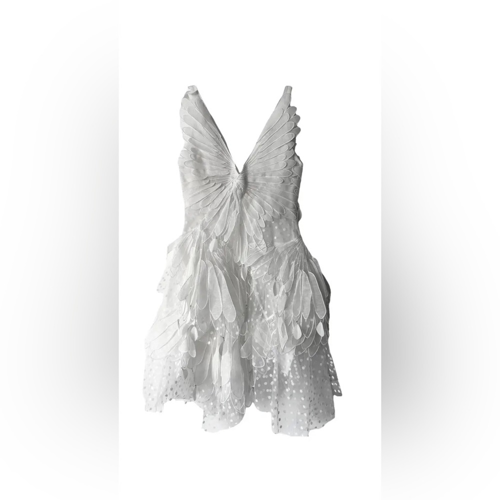 Beautiful Size 0 Rhythmic fluted dress